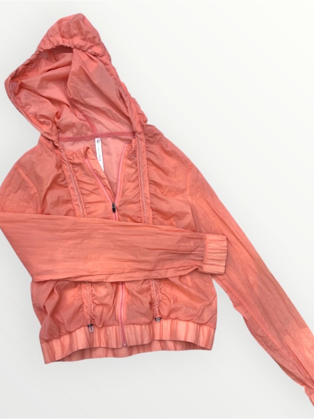 Fabletics Coral Lightweight Hooded Windbreaker Jacket